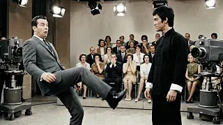 عندما ظهر بروس لي على الهواء مباشرة  لم يتوقع أحد هذا دندنها