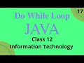 Do while loop in java class 12th information Technology term 2 Saral Programming