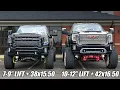 The Difference is UNREAL McGaughy s 7-9 on 38s vs FTS 10-12 on 42s