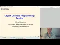 OO Python 06-1 Testing - Objectives motivation