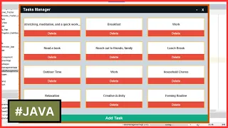 Java Project Tutorial - Create a To Do List Project In Java NetBeans Java Tasks Management Project