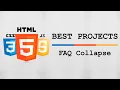 HTML CSS JS Best Project - FAQ Collapse