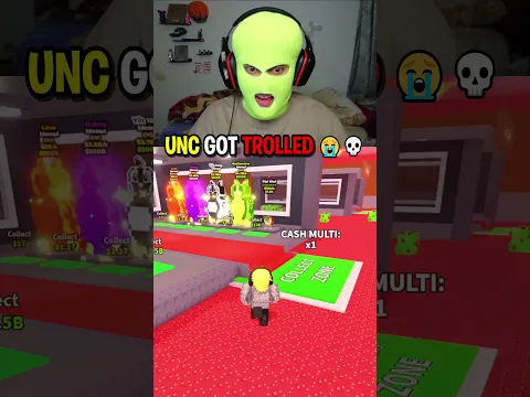UNC GOT TROLLED 😭💀 #roblox #stealabrainrot