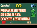 Como programar en Python sin instalar nada Google Colab Muy facil