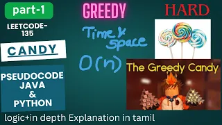 Candy Greedy problem in Tamil Leetcode-135 DSA