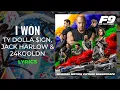 Ty Dolla $ign, Jack Harlow \u0026 24kGoldn - I Won (LYRICS)