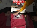 Download Lagu How to print sticker on tshirt | sticker printing process |@GargOnline  #shorts  #youtubeshorts