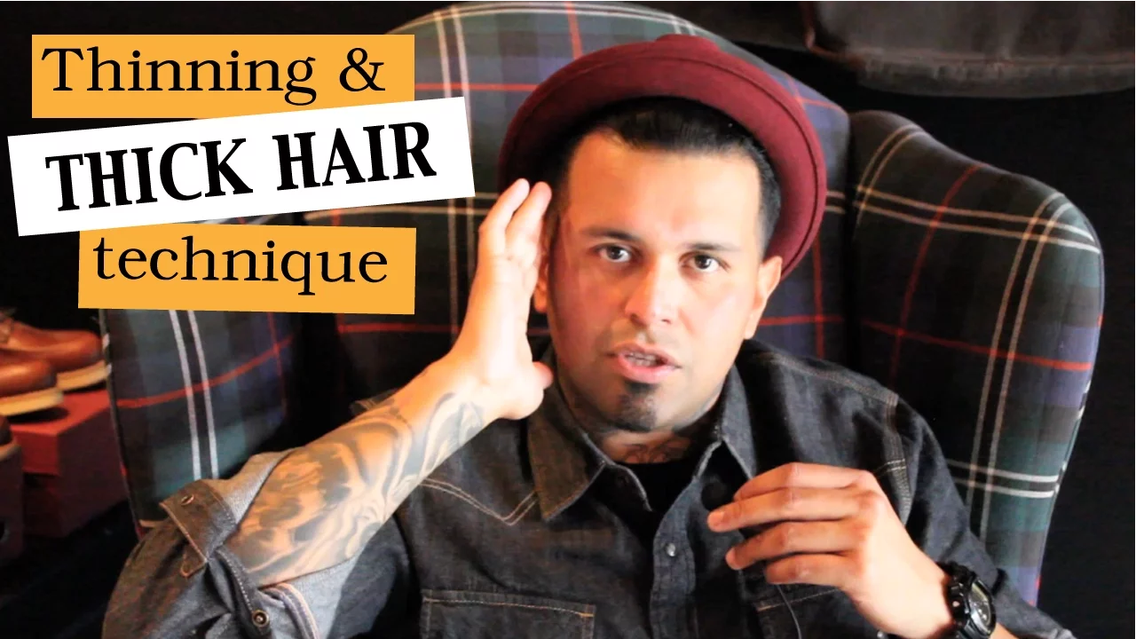 Technique for thinning and thick hair