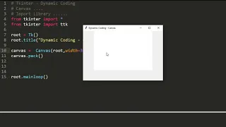 Canvas widget In Tkinter draw geometrical shapes in canvas Tkinter tutorial in Hindi