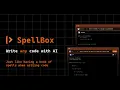 Spellbox demo - Solve programming problems with AI