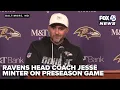 Minter postgame says preseason win is great first opportunity for our guys
