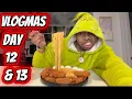 VLOGMAS DAY 12 \u0026 13 : BULDAK WINGSTOP THIS OR THAT MUKBANG X HOW TO TWERK 101 