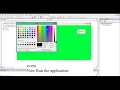 Change form color using common dialogbox in VB Visual Basic