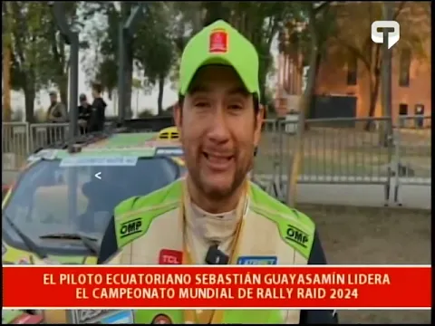 El piloto ecuatoriano Sebastián Guayasamín lidera el campeonato mundial de Rally Raud 2024