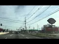 Driving America New Jersey route 1 on a Friday morning