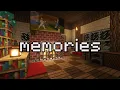 Lagu memories... (minecraft c418 music w/ rain \u0026 fire ambience)