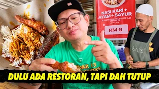 Restoran Dah Tutup, Sekarang Jual Nasi Kari RM6!