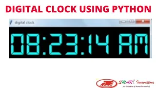 Digital Clock Using Python Tkinter Module 12-Hour 24-Hour Format