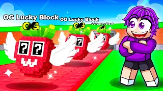 I Got 100 OG LUCKY BLOCKS in Steal a Brainrot
