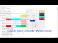 Number base converter in python Python Source Code