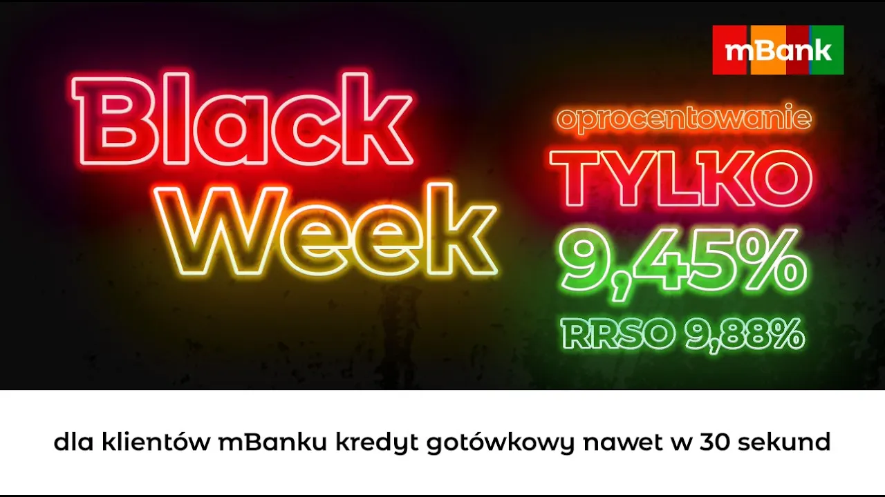 mBank — mBank — Black Week Cash Loan Offer (YouTube video ad)