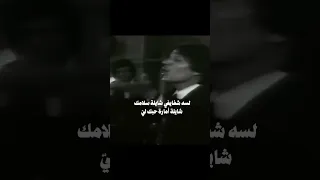 قلبي يعيد لي كل كلامك كلمة بكلمة يعيدها عليا عبدالحليم حافظ 