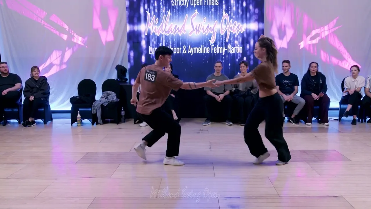 Luca Schnoor & Aymeline Felmy-Martin - 2nd place Strictly Open Finals - Midland Swing Open 2024