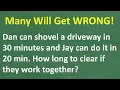 The Algebra Word Problem That Stumps Everyone - Can You Solve It