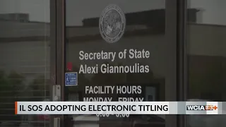 Illinois Secretary of State announces switch to electronic vehicle titles
