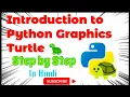 Python turtle for beginners python turtle graphics python turtle tutorials hindi using VSCode