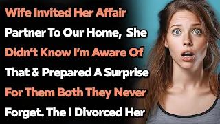 Wife Invited Her AP To Our Home,  She didn’t Know I’m Aware of That & Prepared A Surprise For Them