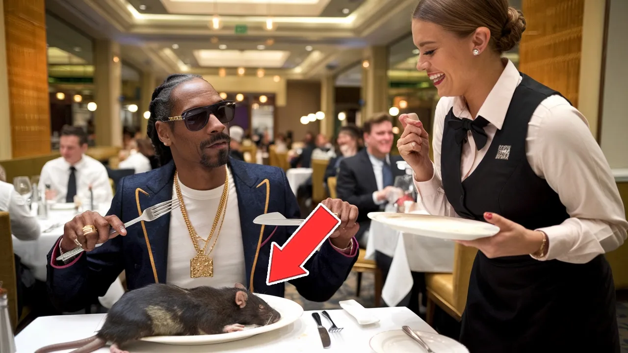 Outline Video The racist waitress mocked Snoop Dogg, but she didn't know he owned the restaurant.
