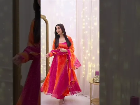 Love 💕 This so..... #anarkali #bandhani #wedding