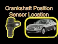 Crankshaft Position Sensor location on a 2012 Infiniti