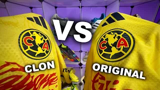 ¿Es IGUAL a la ORIGINAL? ¿Cuál vale mas la pena? | CLON vs ORIGINAL | Club America Local 26/27