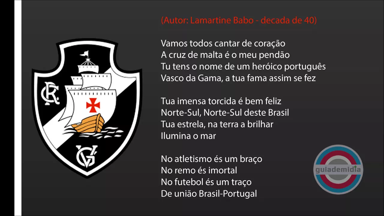 Hino do Vasco da Gama | CRVG ( RJ ) / Versão Antiga Hino do Vasco da Gama | CRVG ( RJ ) / Versão Antiga