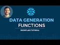 Data Generation w Snowflake