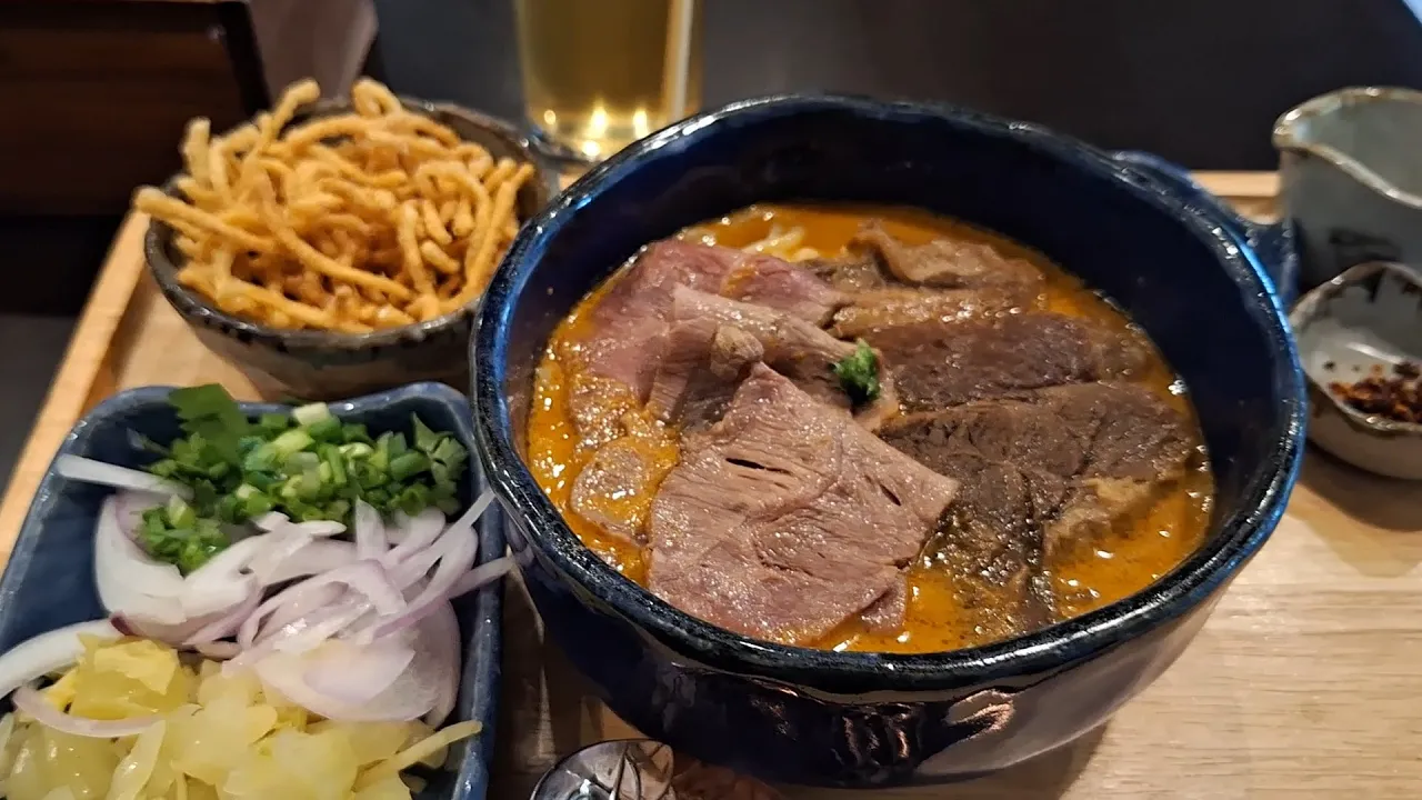 Khao-So-I. The Chang Mai Popular Northern Noodle Khao Soi now available in Bangkok