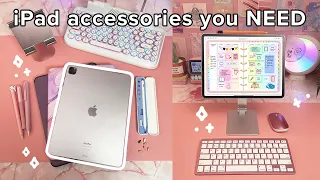 iPad accessories you NEED 2023 iPad stand case apple pencil sleeve keyboards more