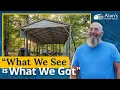 Phillip My Affordable RV Carport from Alan s Stands Tall