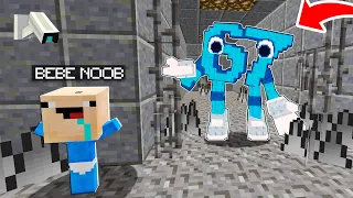 ESCAPA de la PRISION de 67 BRAINROT 😱💀 BEBE NOOB en MINECRAFT