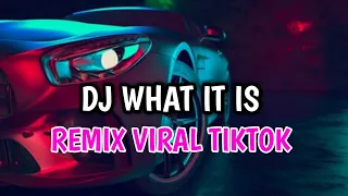 Download DJ WHAT IT IS VIRAL TIKTOK REMIX FULL BASS MP3