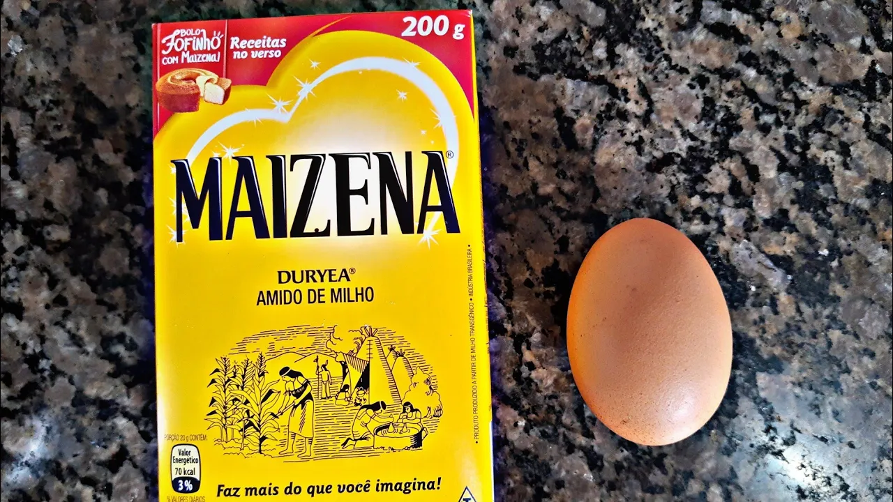 Panqueca de amido de milho fácil rápido e deliciosa Ingrediente 1 xícara de chá de leite 1 ovo 1 xíc. 