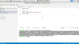 List files in directory with Python