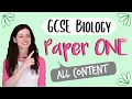 GCSE Biology Paper 1 Revision