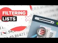How to Filter Repeating Groups Bubble Tutorial