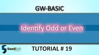 ODD OR EVEN GW Basic Tutorial 19
