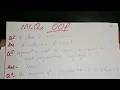 OOP mcqs object oriented programming mcqs hand written mcqs most important oop mcqs