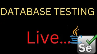 Selenium Database Testing Live Database Testing Using Selenium