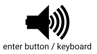 Enter Button On A Keyboard Sound Effect Royalty Free 